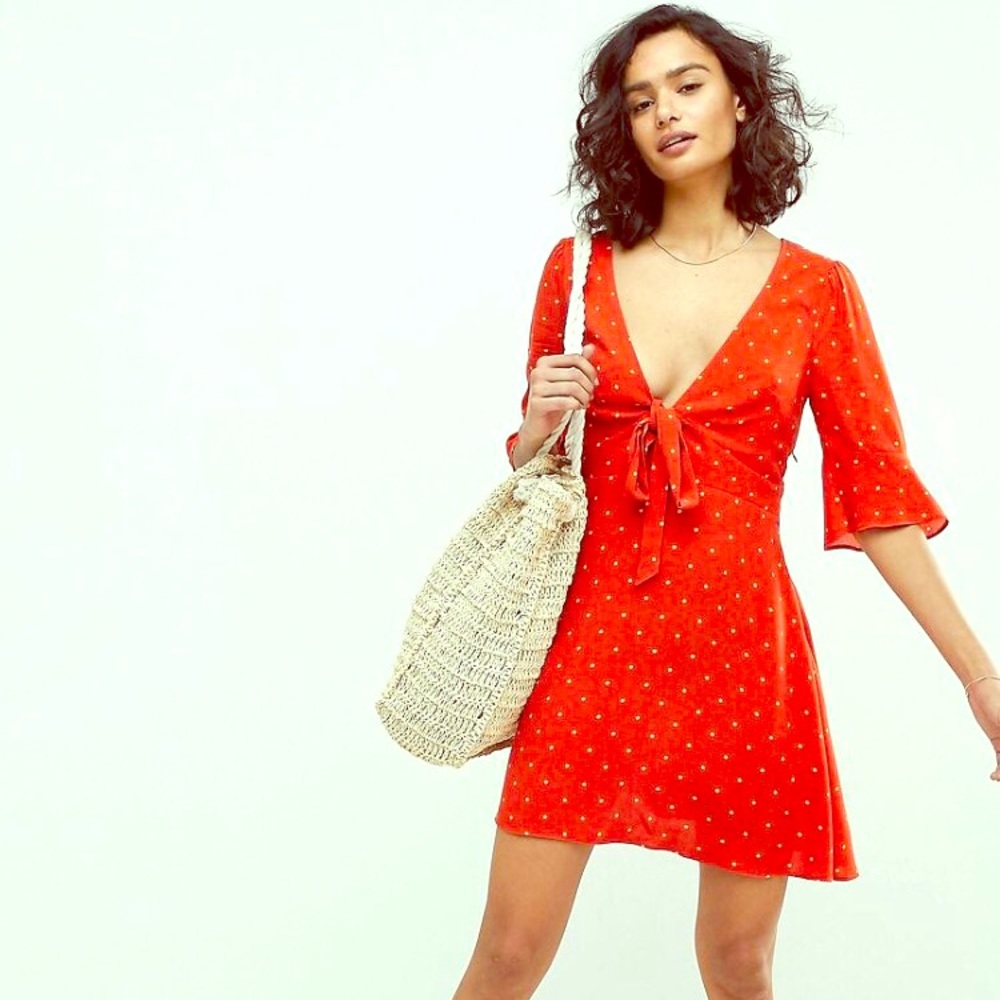 Free People - All Yours - Tie front dress